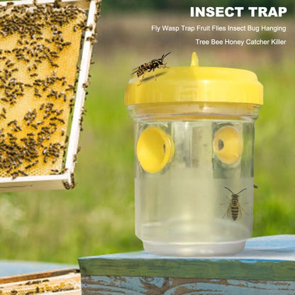 Wasp Trap Hanging Wasp Cather Wasp Killer Reusable Bee Trap Catcher for Wasps Hornets Insects Fruit Fly Trap - view 4
