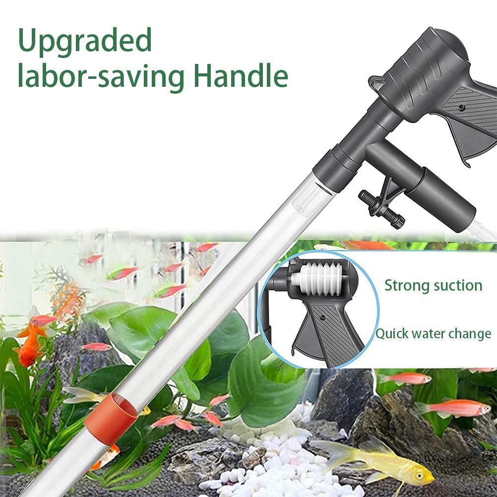 5 in 1 Aquarium Vacuum Gravel Cleaner Fish Tank Cleaning Tools Gravel Vacuum for Aquarium - view 7