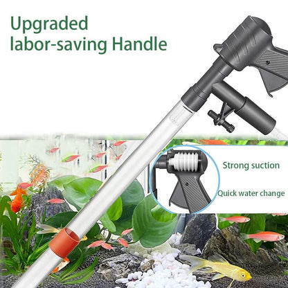 5 in 1 Aquarium Vacuum Gravel Cleaner Fish Tank Cleaning Tools Gravel Vacuum for Aquarium - view 7