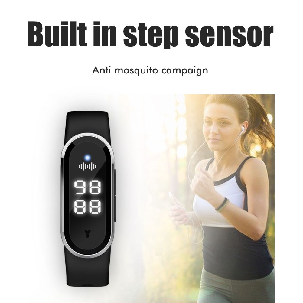 Mosquito Repellent Watch Ultrasonic Mosquito Repellent Bracelet Rechargeable Anti Mosquito Repeller Wristband - view 5