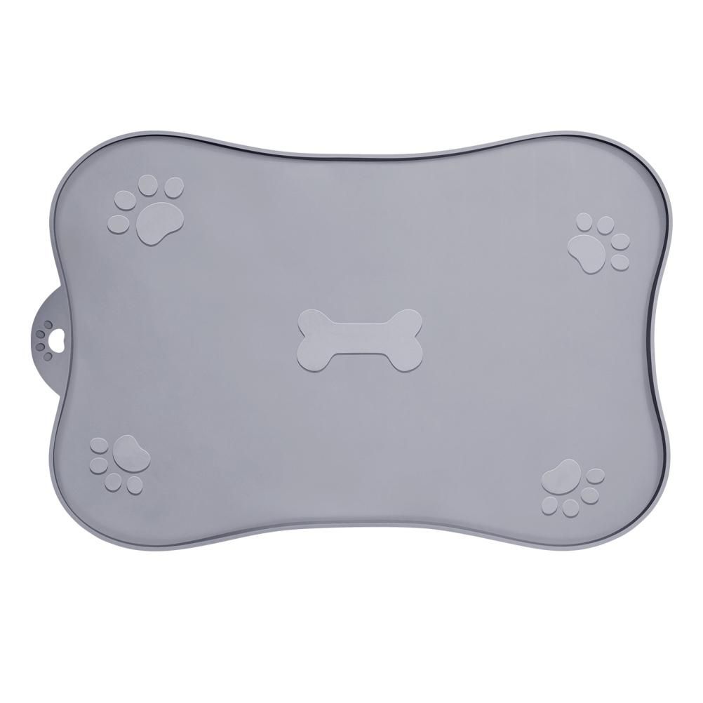 Pet Placemat for Dog and Cat Waterproof Silicone Pet Feeding Pad Non Slip Rollable Mat for Prevent Food and Water Overflow - view 2