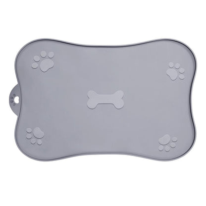 Pet Placemat for Dog and Cat Waterproof Silicone Pet Feeding Pad Non Slip Rollable Mat for Prevent Food and Water Overflow - view 2