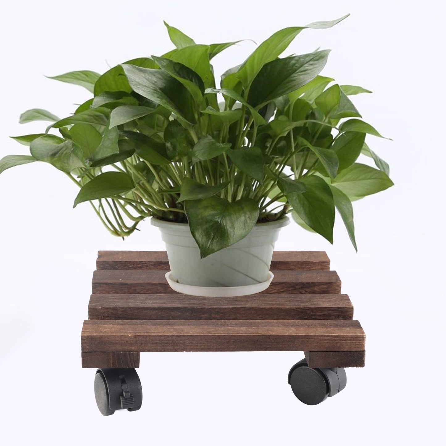 Wheeled Flower Pot Tray Base Roller Universal Wheel Movable Large Carrier Rectangular Thickened Chassis - view 5