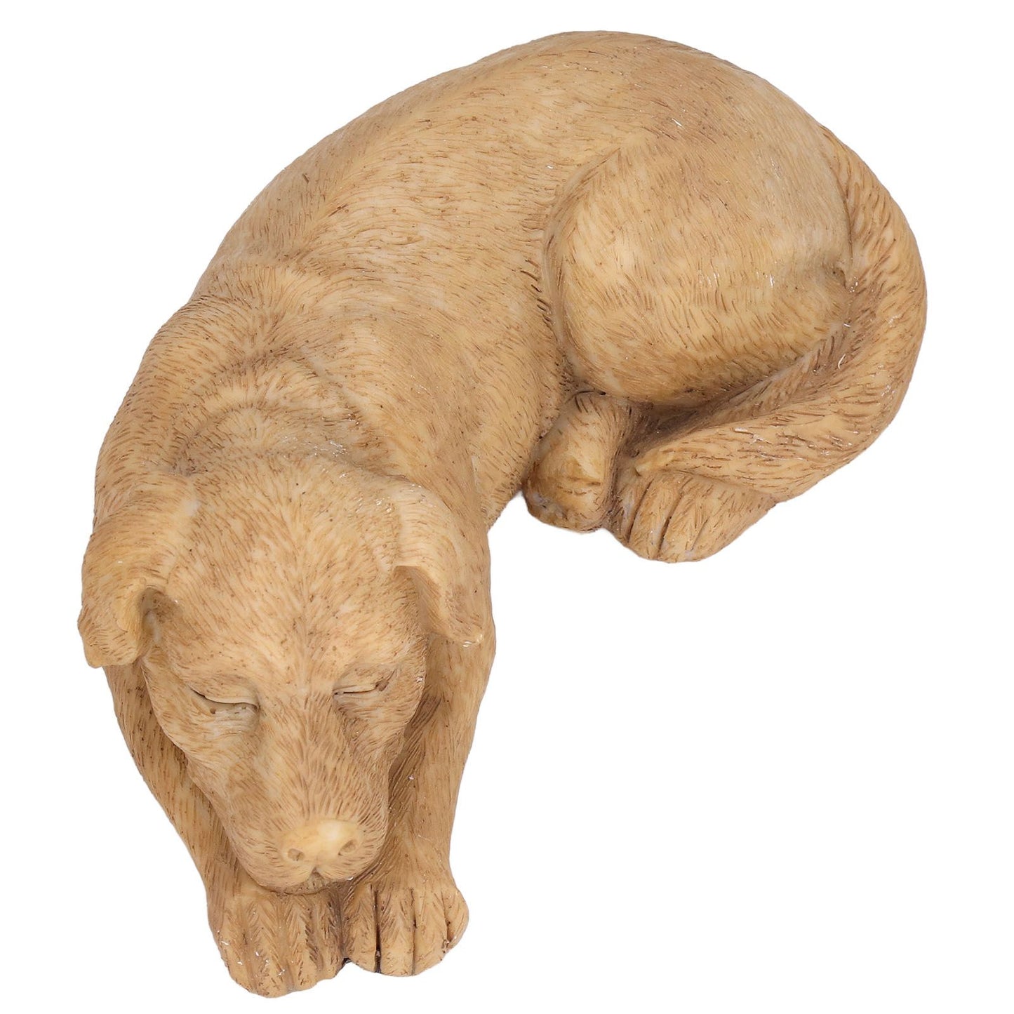 Imitation Stone Pet Memorial Tombstone Cat Dog Commemorative Resin Crafts Gravestone for Lawn Garden Outdoor YardDog Type C Sand Color - view 3