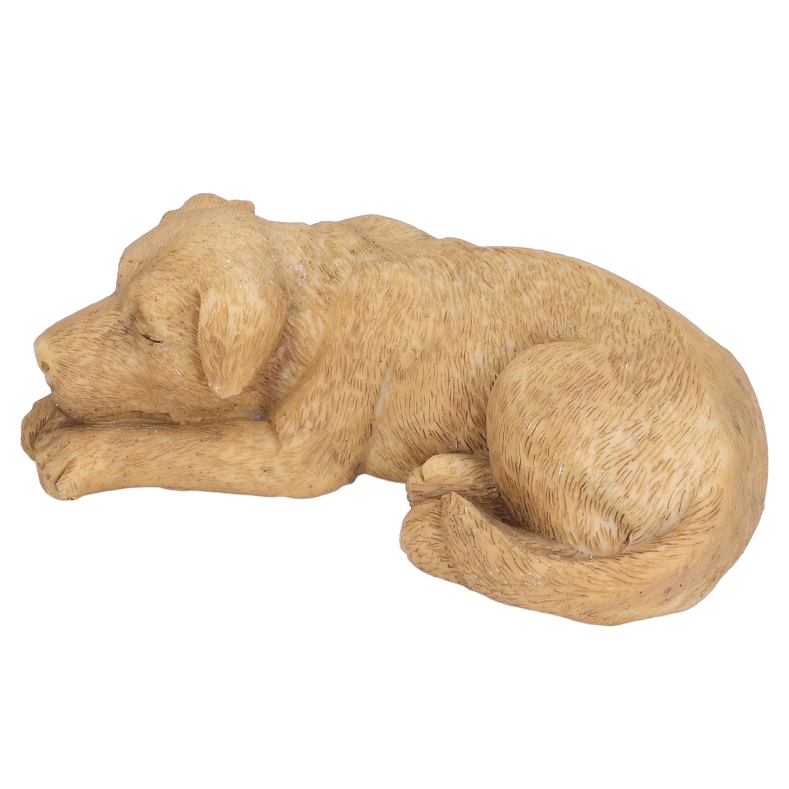 Imitation Stone Pet Memorial Tombstone Cat Dog Commemorative Resin Crafts Gravestone for Lawn Garden Outdoor YardDog Type C Sand Color - view 4