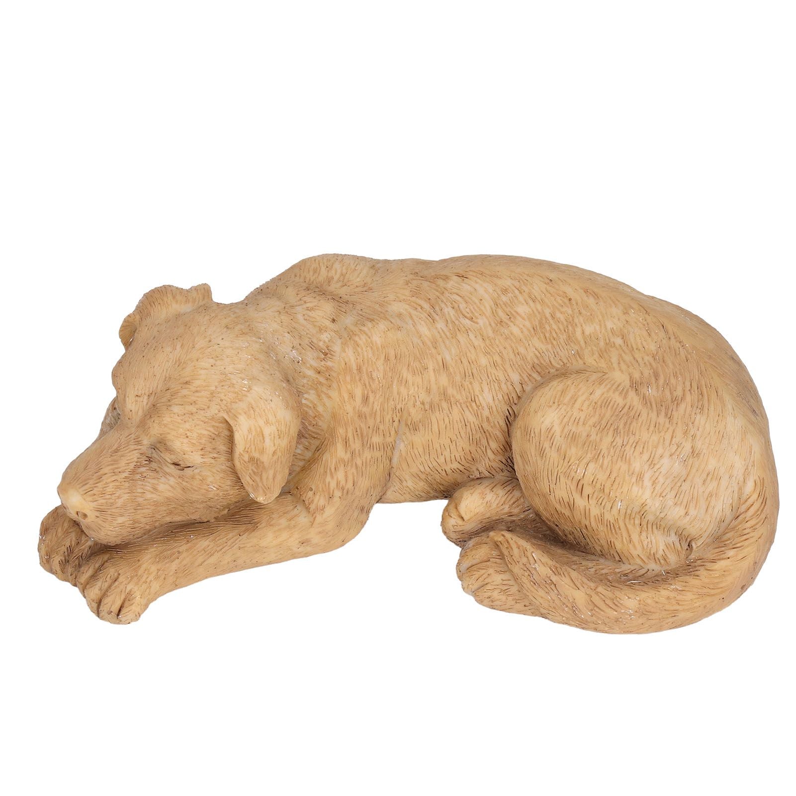 Imitation Stone Pet Memorial Tombstone Cat Dog Commemorative Resin Crafts Gravestone for Lawn Garden Outdoor YardDog Type C Sand Color - view 7