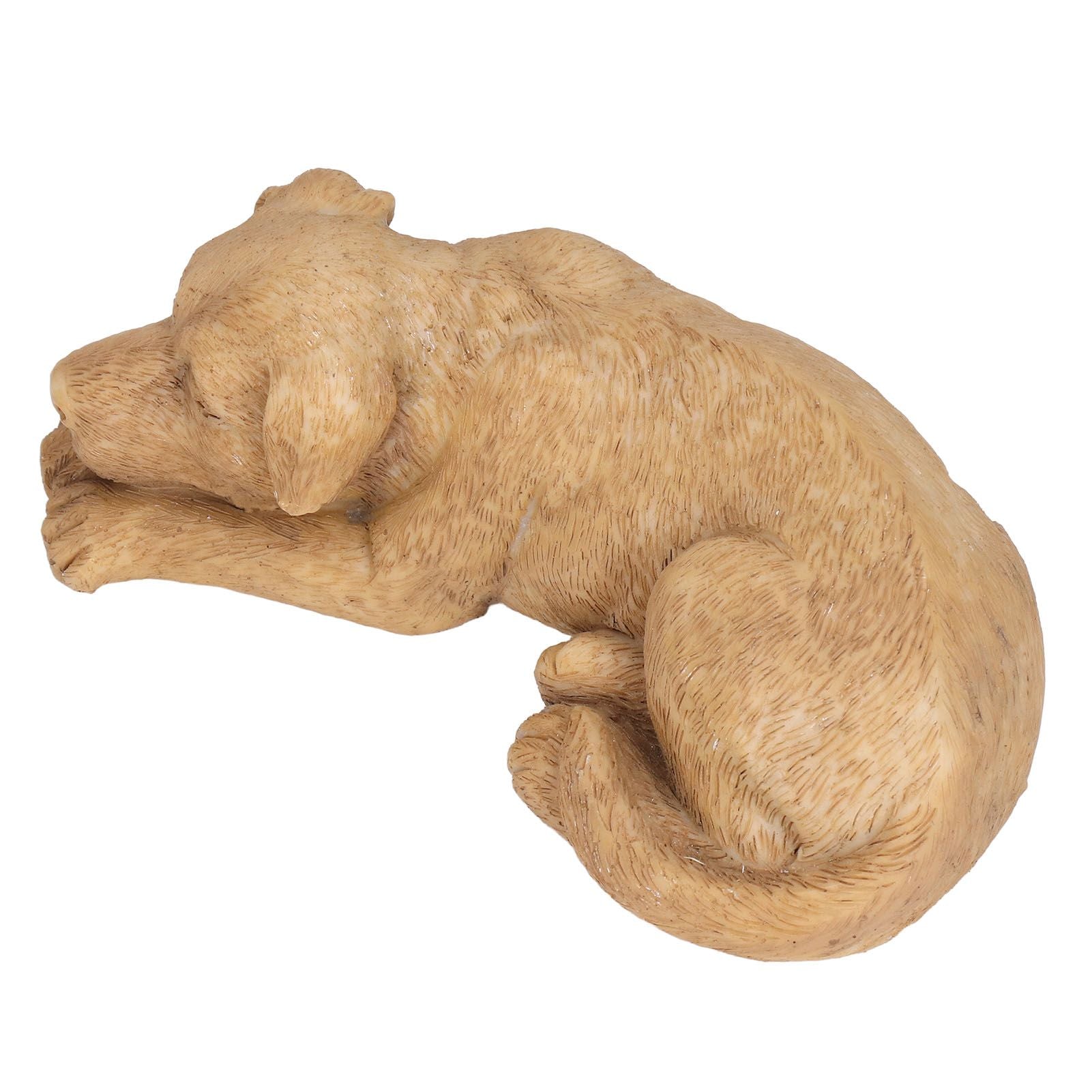 Imitation Stone Pet Memorial Tombstone Cat Dog Commemorative Resin Crafts Gravestone for Lawn Garden Outdoor YardDog Type C Sand Color - view 9