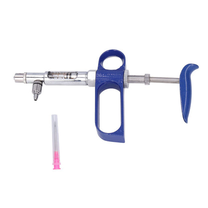 2ml Livestock Syringe Injector Continuous Adjustable Animal Injector for Cattle Sheep Pig Goat - view 2