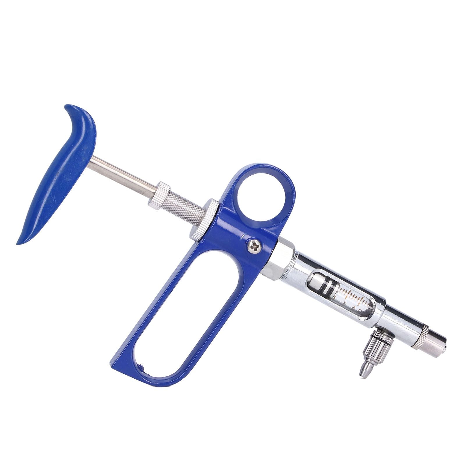 2ml Livestock Syringe Injector Continuous Adjustable Animal Injector for Cattle Sheep Pig Goat - view 4