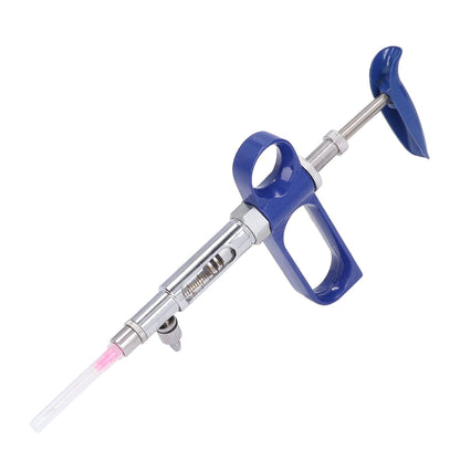 2ml Livestock Syringe Injector Continuous Adjustable Animal Injector for Cattle Sheep Pig Goat - view 5