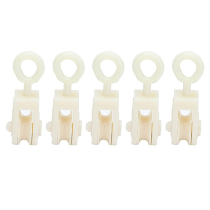 25pcs Livestock Fixed Pulley Plastic Greenhouse Pulley Accessories for Most Chicken Houses Farm - view 2