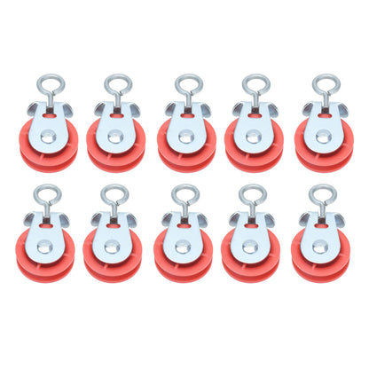 10pcs Waterline Fixed Pulley Medium Metal Automatic Poultry Products for Livestock Farm Chicken House