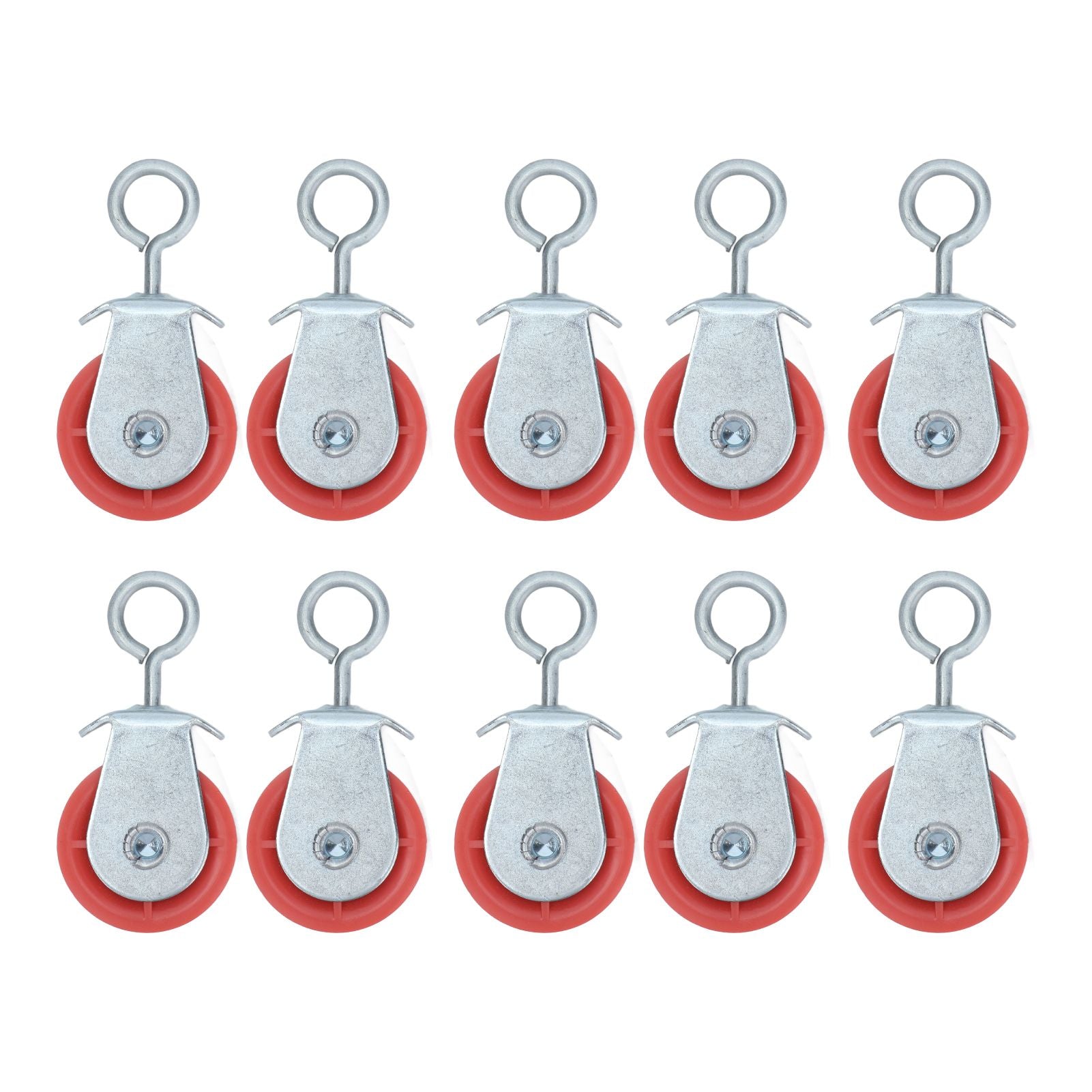 10pcs Waterline Fixed Pulley Medium Metal Automatic Poultry Products for Livestock Farm Chicken House - view 2