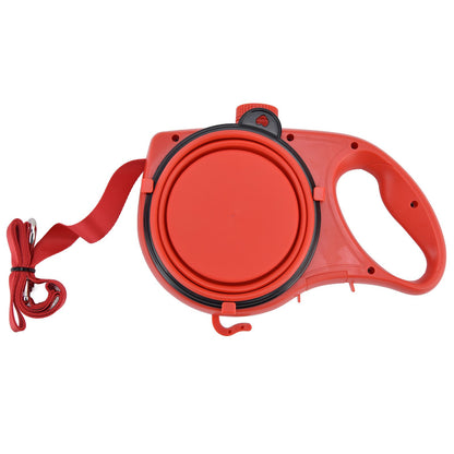 Pet Leash Multifunction Hollow Inside Multicolor Optional Lightweight Portable Small Dog LeashRed - view 7