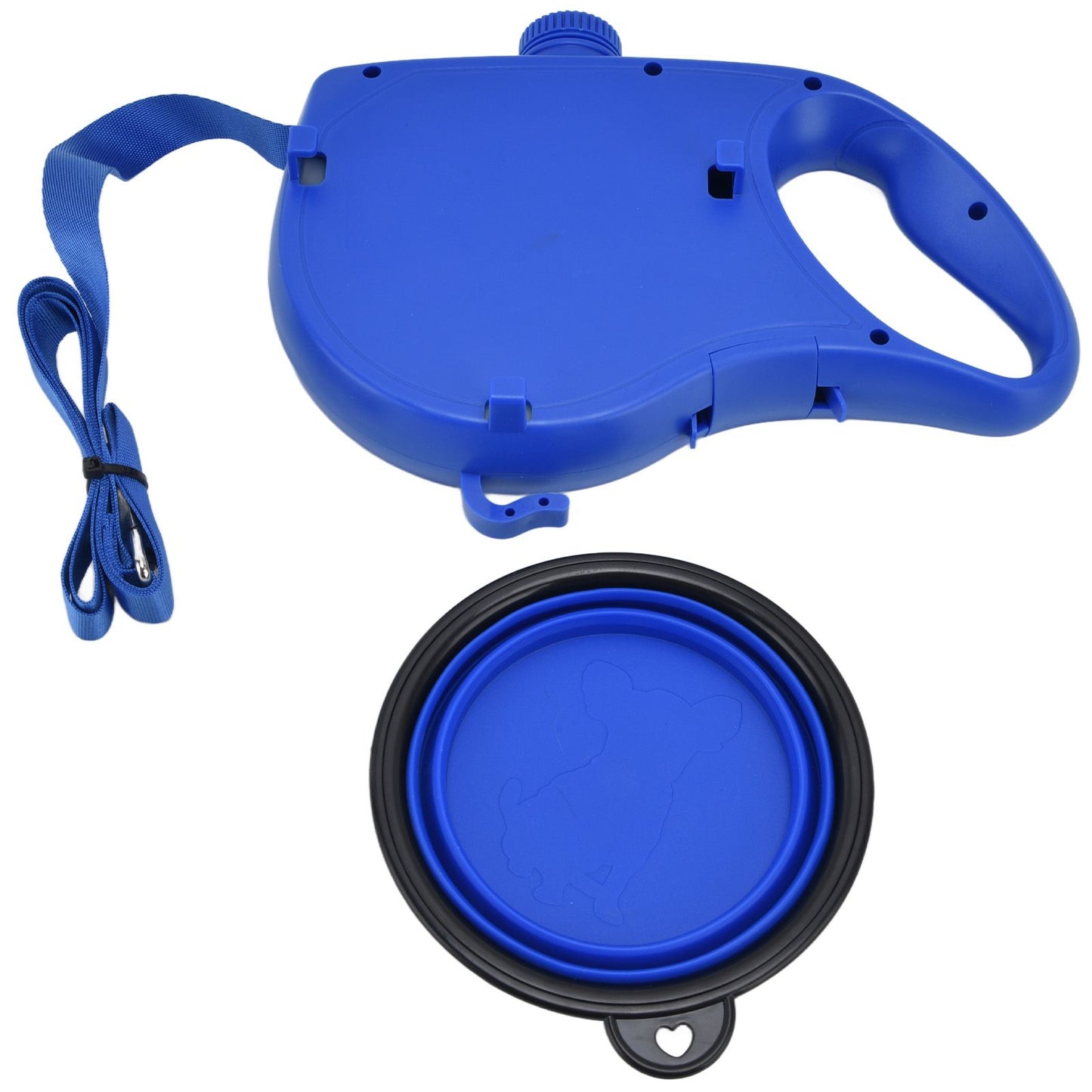 Pet Leash Multifunction Hollow Inside Multicolor Optional Lightweight Portable Small Dog LeashBlue - view 7