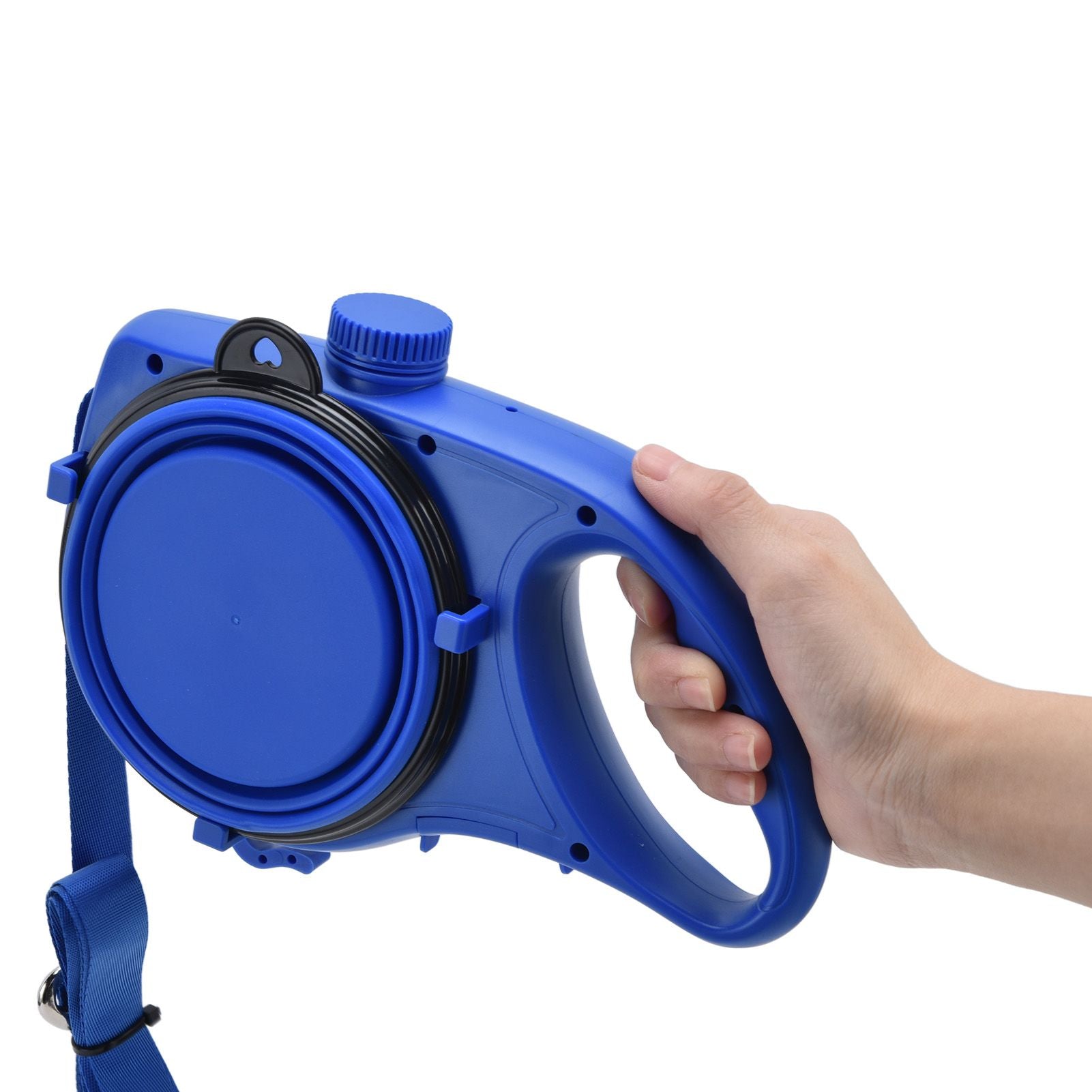 Pet Leash Multifunction Hollow Inside Multicolor Optional Lightweight Portable Small Dog LeashBlue - view 10