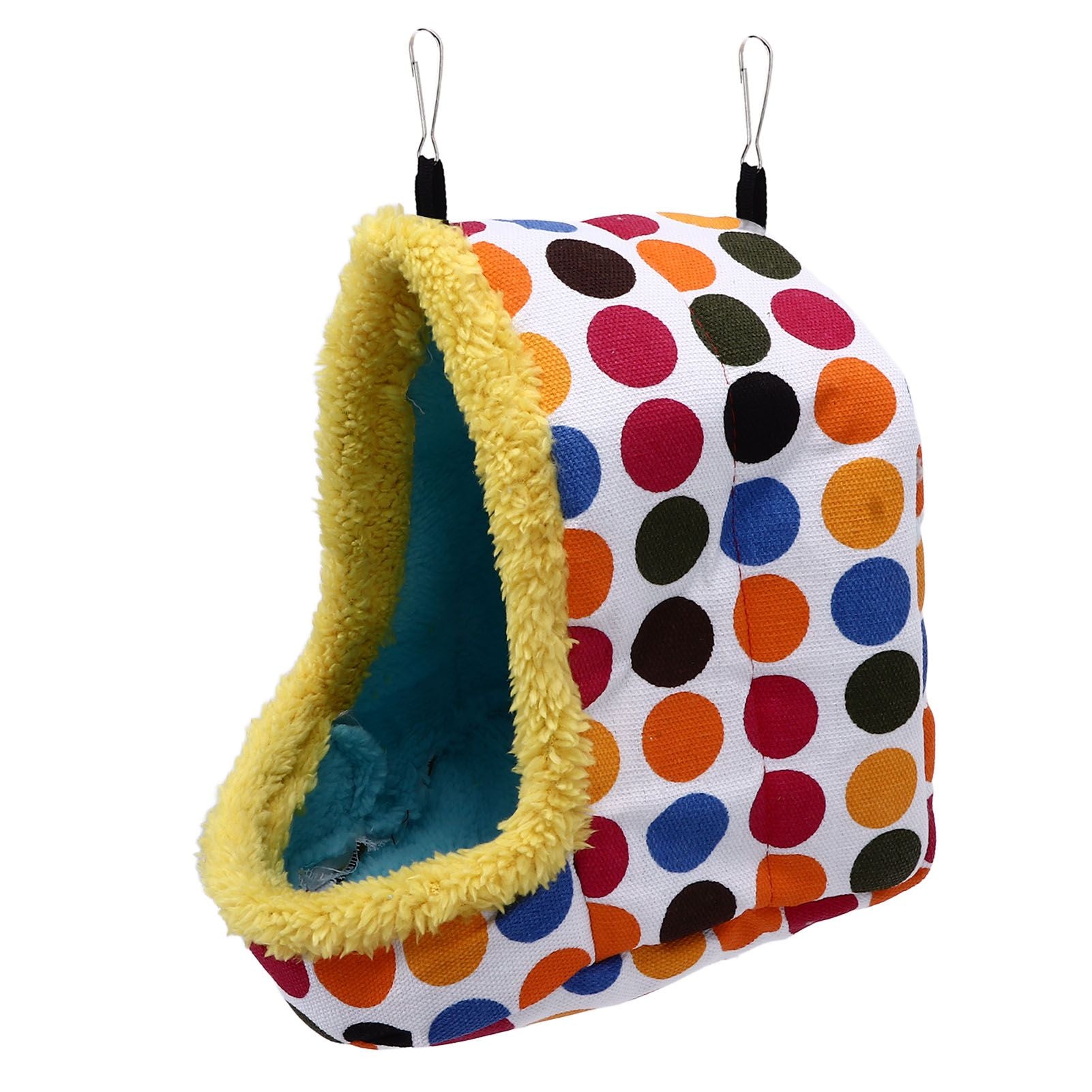 Pet Hamster Cave Bed Soft Comfortable Foldable Portable Thick Warm Easy Cleaning Small Animal House - view 3