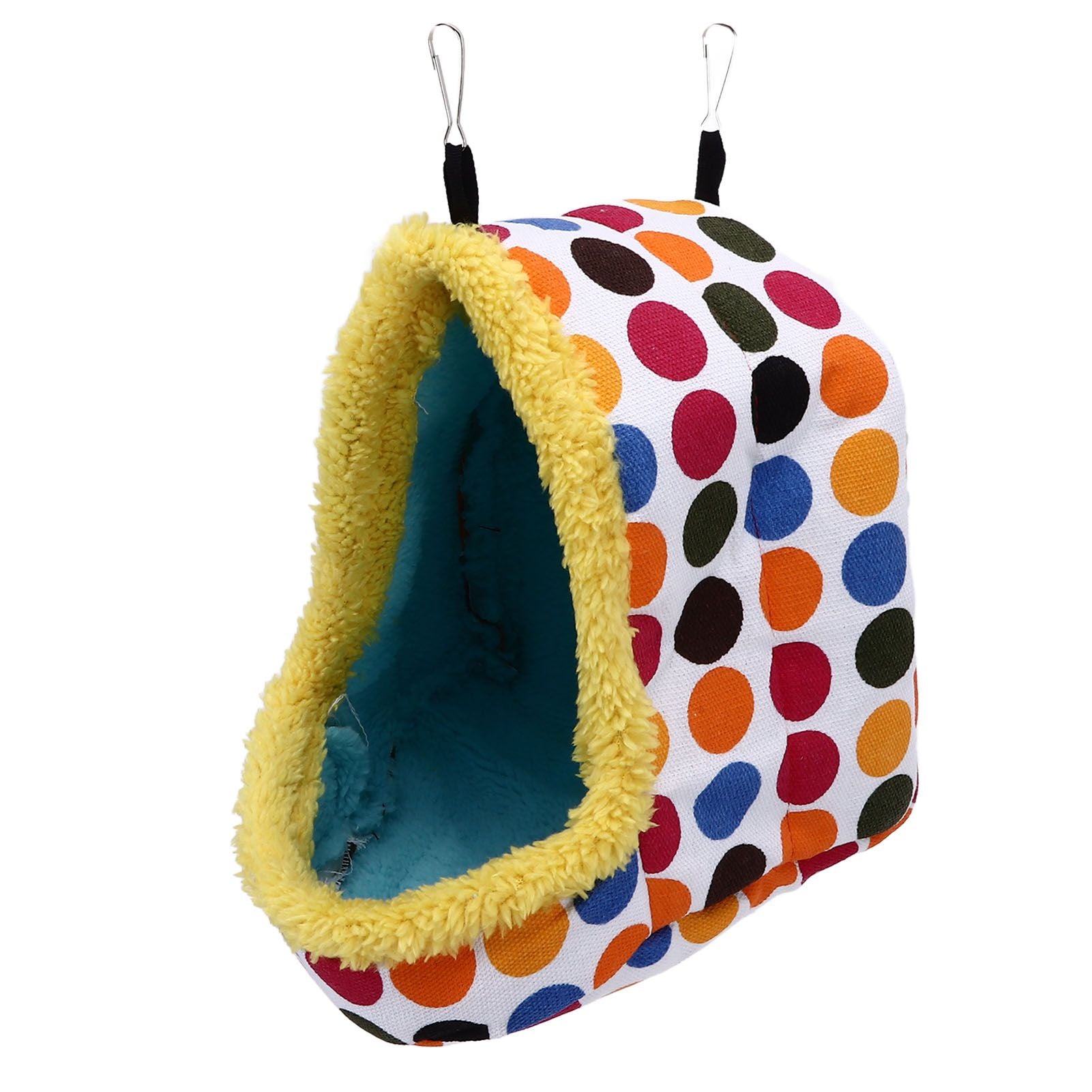Pet Hamster Cave Bed Soft Comfortable Foldable Portable Thick Warm Easy Cleaning Small Animal House - view 4