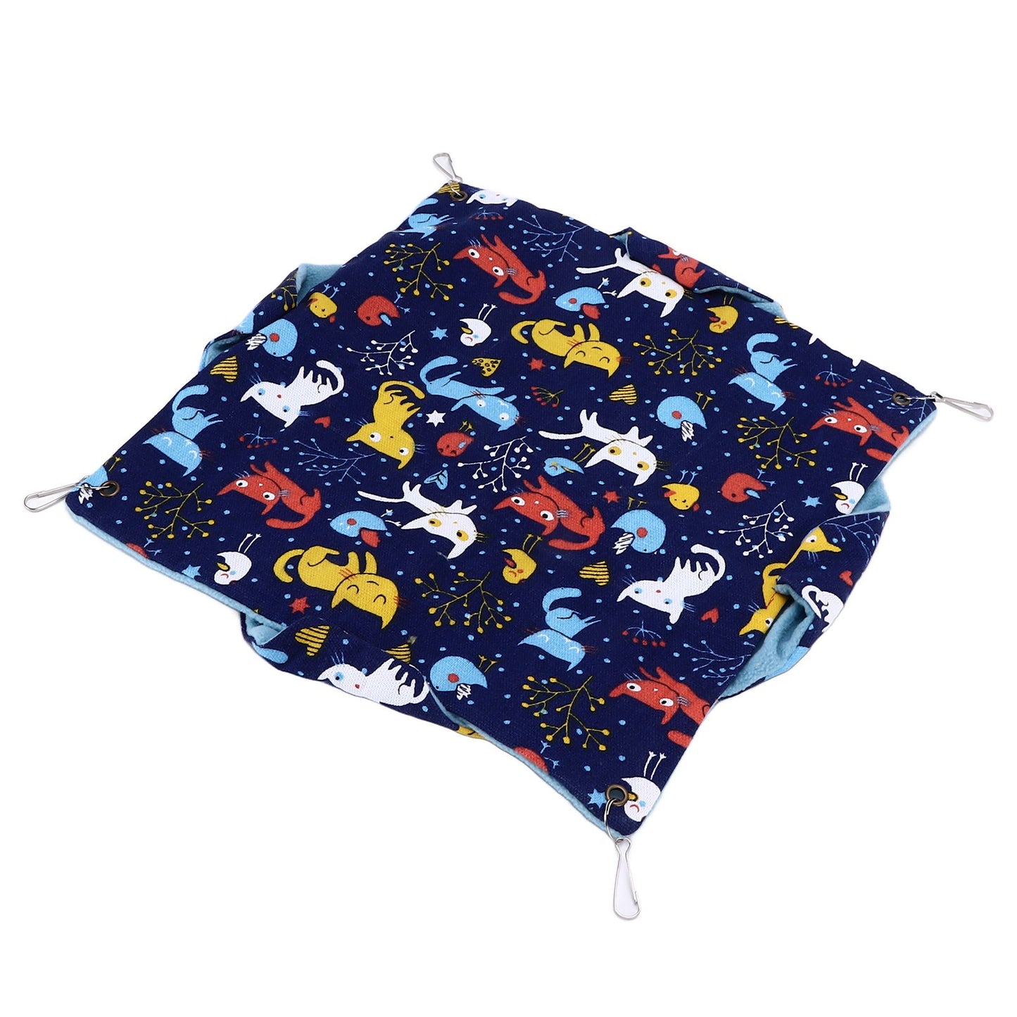 Pet Double Layer Warm Hammock Safe Warm Foldable Hanging Pet Sleeping Bag for Small Pets Hamster - view 3