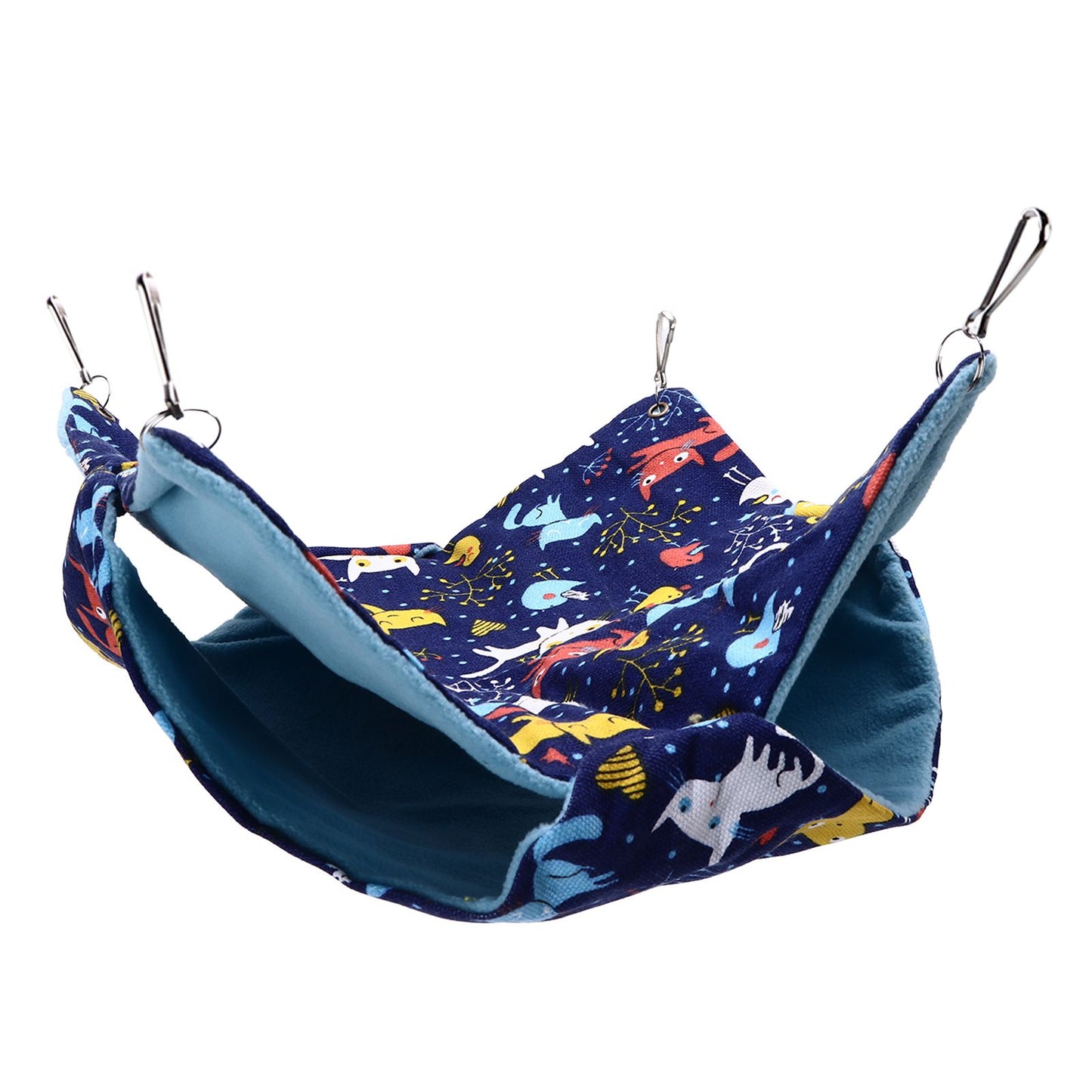 Pet Double Layer Warm Hammock Safe Warm Foldable Hanging Pet Sleeping Bag for Small Pets Hamster - view 4