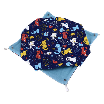 Pet Double Layer Warm Hammock Safe Warm Foldable Hanging Pet Sleeping Bag for Small Pets Hamster - view 5