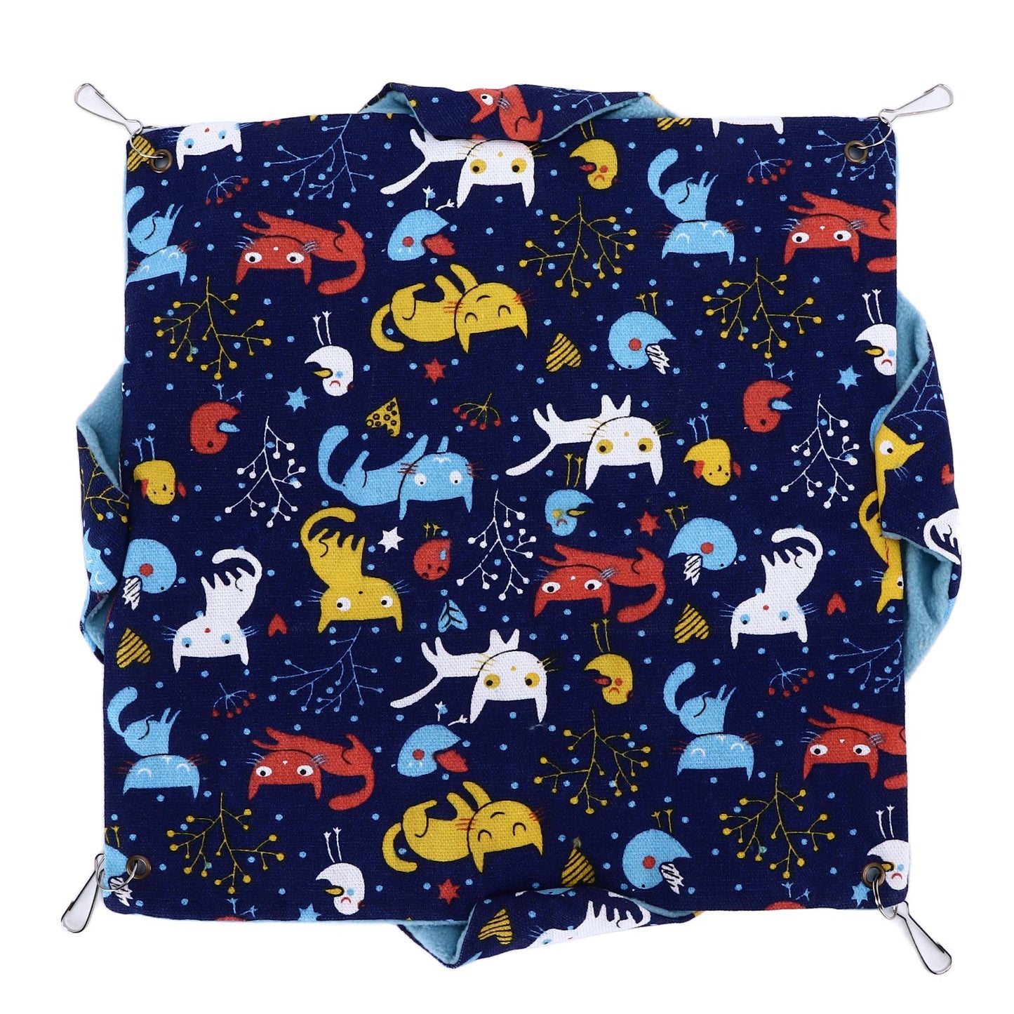 Pet Double Layer Warm Hammock Safe Warm Foldable Hanging Pet Sleeping Bag for Small Pets Hamster - view 7