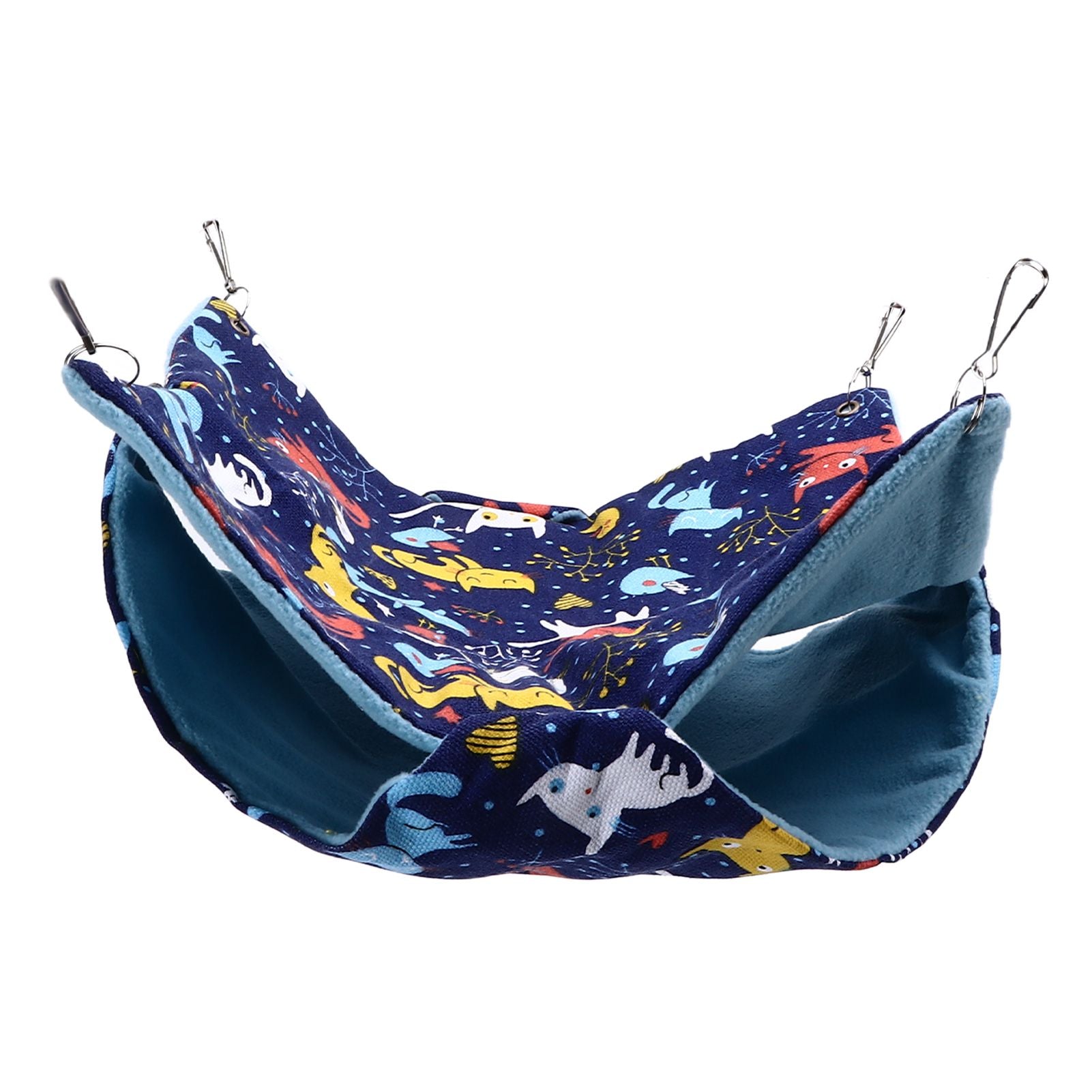 Pet Double Layer Warm Hammock Safe Warm Foldable Hanging Pet Sleeping Bag for Small Pets Hamster - view 9