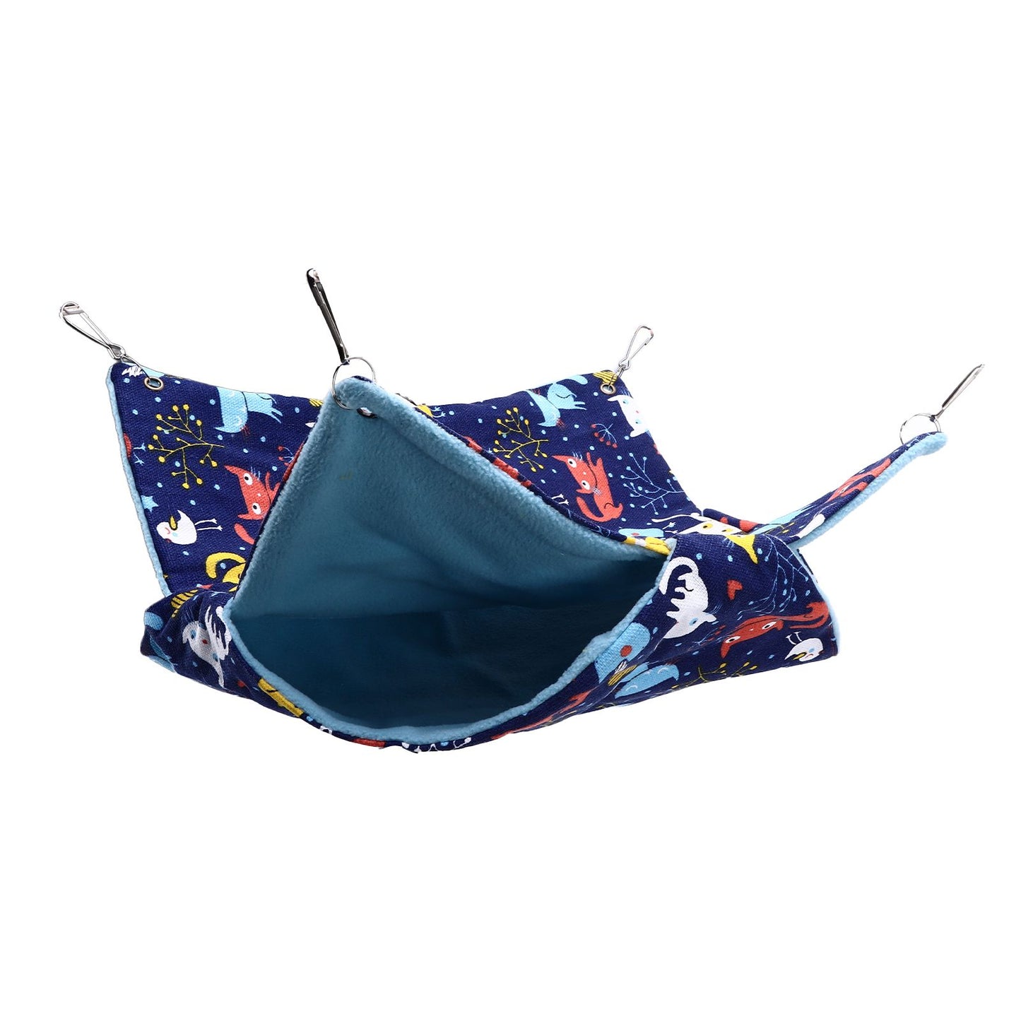 Pet Double Layer Warm Hammock Safe Warm Foldable Hanging Pet Sleeping Bag for Small Pets Hamster - view 10