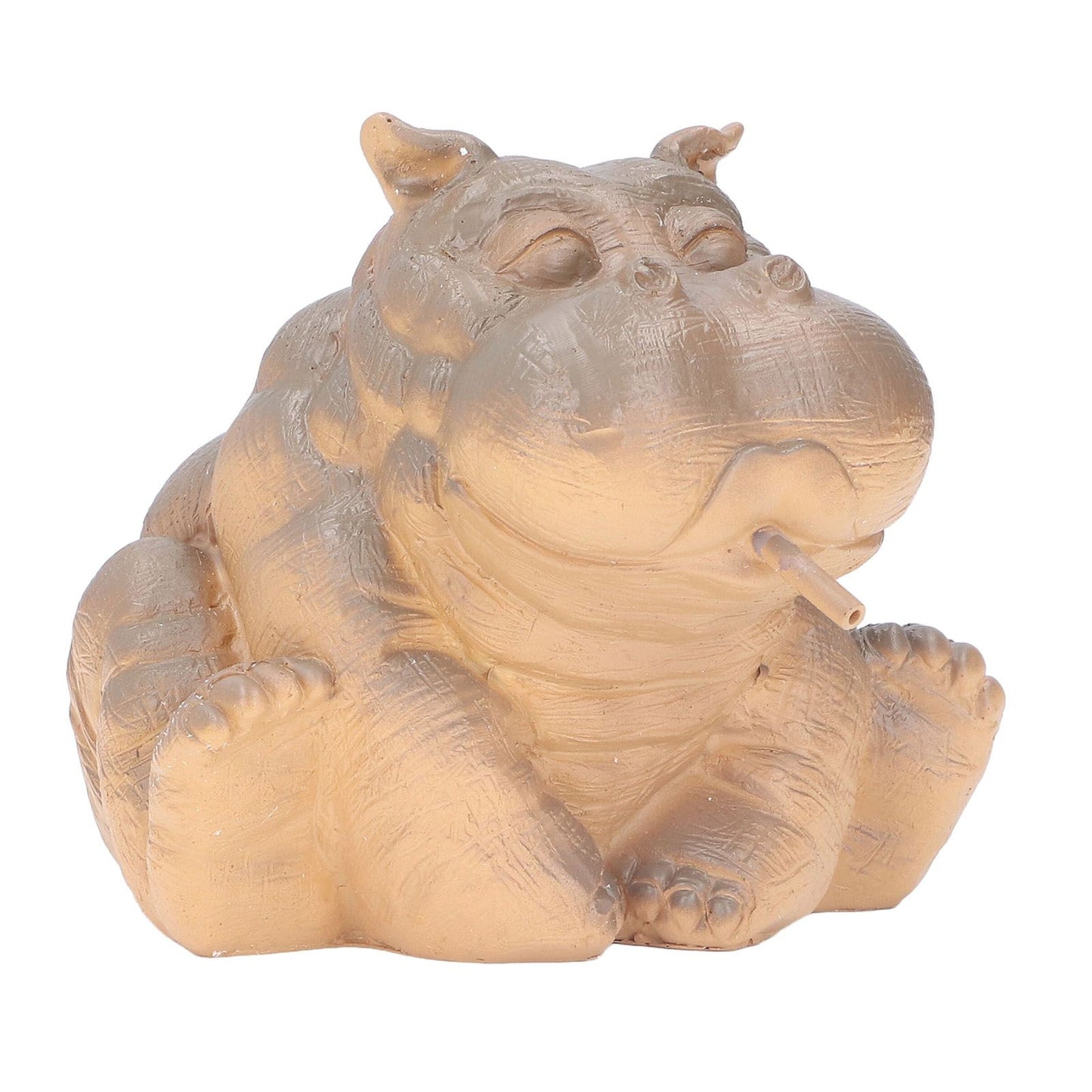 Hippo Decor Hippo Appearance Fine Workmanship Resin Material Small Volume Pond Spitters - view 2