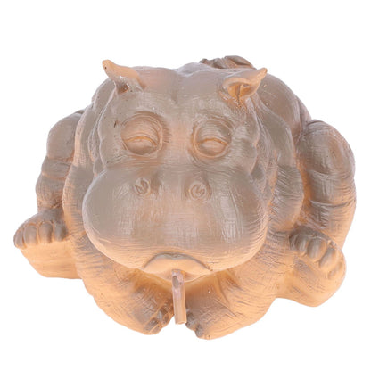 Hippo Decor Hippo Appearance Fine Workmanship Resin Material Small Volume Pond Spitters - view 3