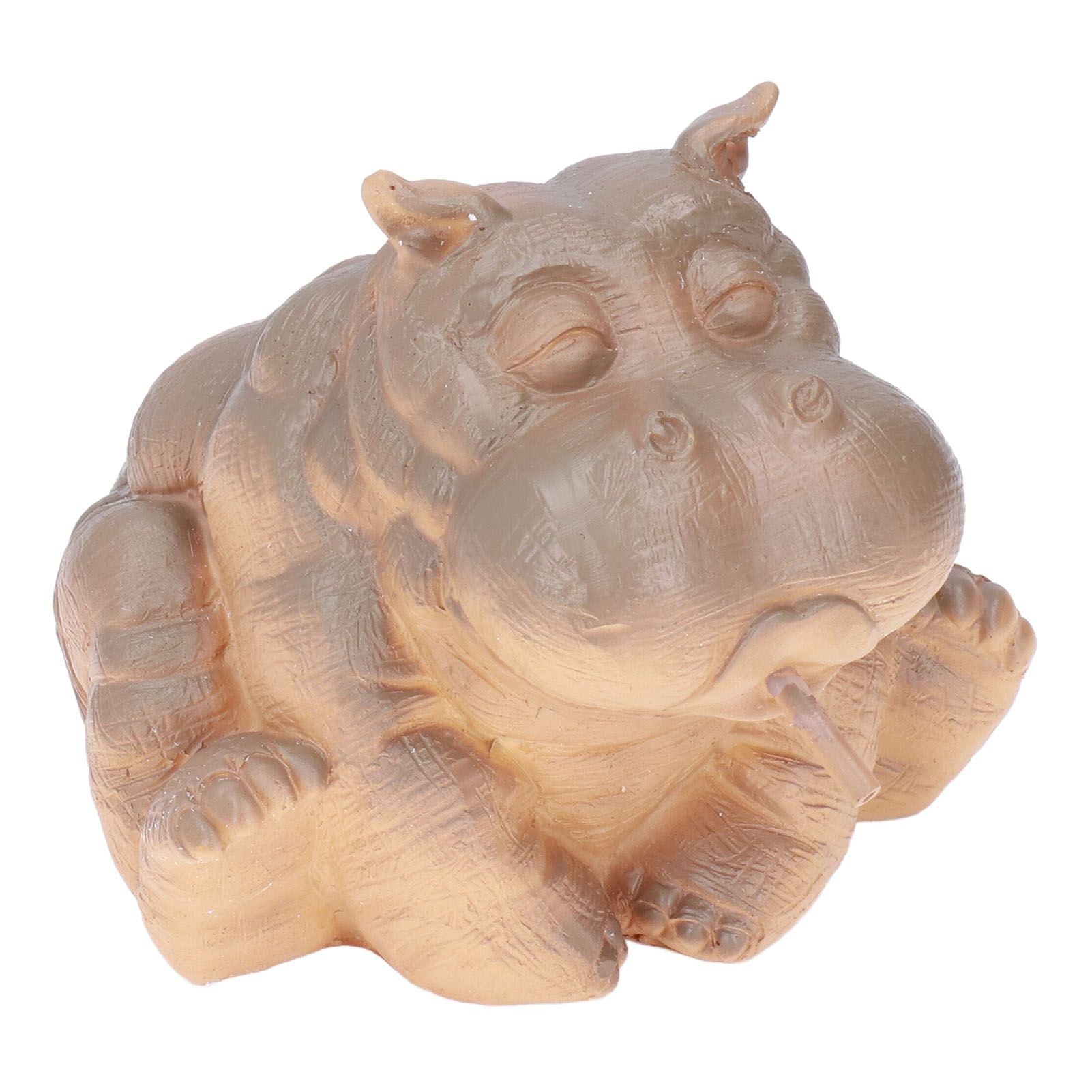 Hippo Decor Hippo Appearance Fine Workmanship Resin Material Small Volume Pond Spitters - view 4