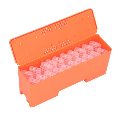 King Cage Transport Box with 20Pcs Queen Bee Rearing Cages Transparent King Cage Beekeeping Tools - view 10