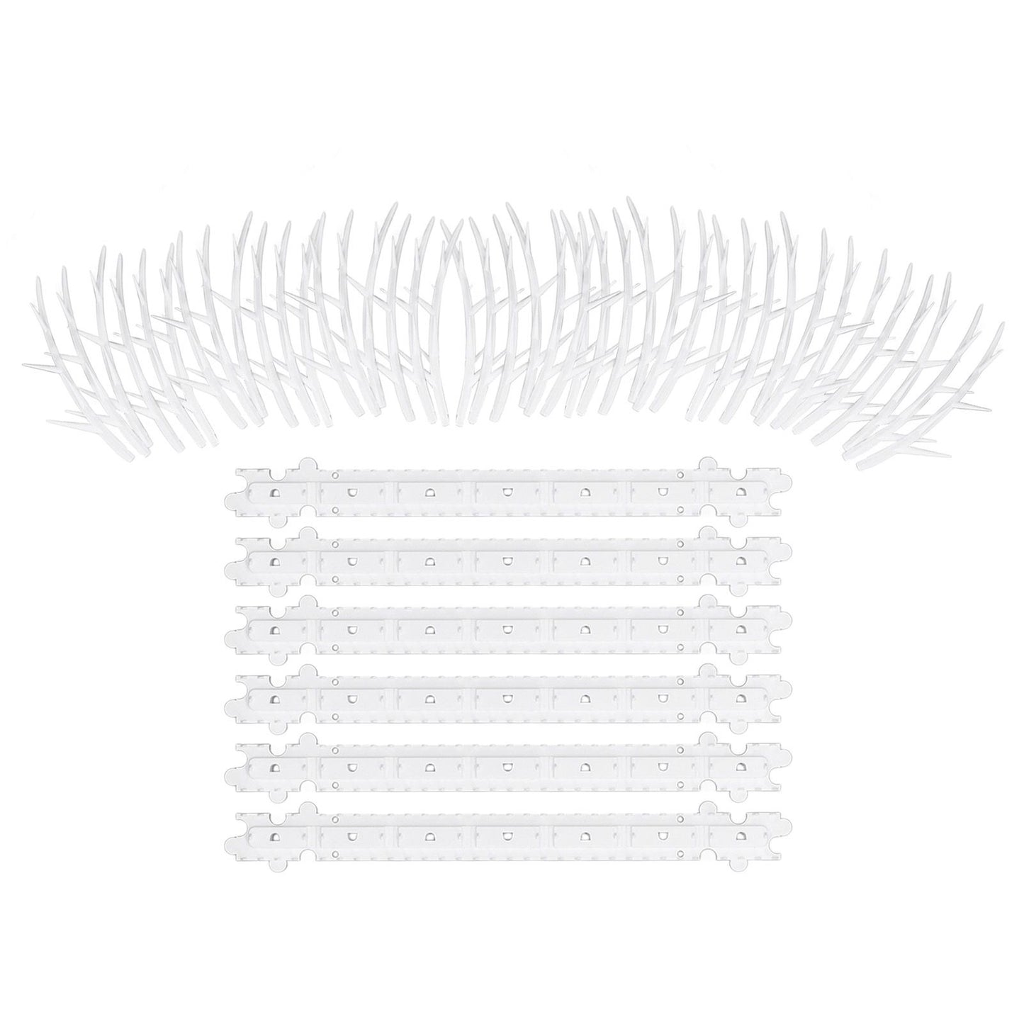 30cm Bird Deterrent Spikes Plastic Bird Repellent Spikes for Fence Roof Mailbox Window