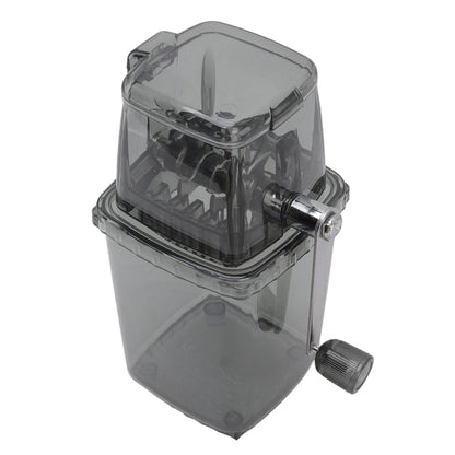 Manual Ice Crusher Small Portable Shaver Hand Operated Snow Cone Machine for Home Grey - view 2