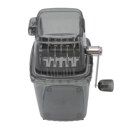 Manual Ice Crusher Small Portable Shaver Hand Operated Snow Cone Machine for Home Grey - view 3