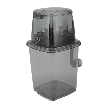 Manual Ice Crusher Small Portable Shaver Hand Operated Snow Cone Machine for Home Grey - view 4