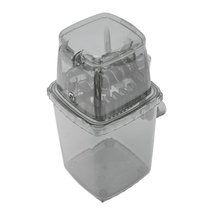 Manual Ice Crusher Small Portable Shaver Hand Operated Snow Cone Machine for Home Grey - view 5