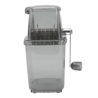 Manual Ice Crusher Small Portable Shaver Hand Operated Snow Cone Machine for Home Grey - view 6