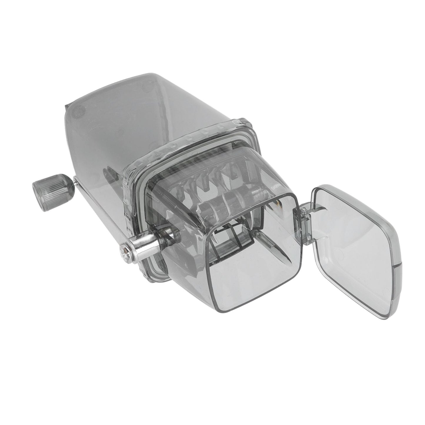 Manual Ice Crusher Small Portable Shaver Hand Operated Snow Cone Machine for Home Grey - view 7