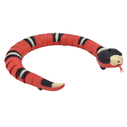 Interactive Cat Toy Smart Sensing Electronic Toy Snake Simulation Animal Model for Pet Obstacle Avoidance Training - view 3