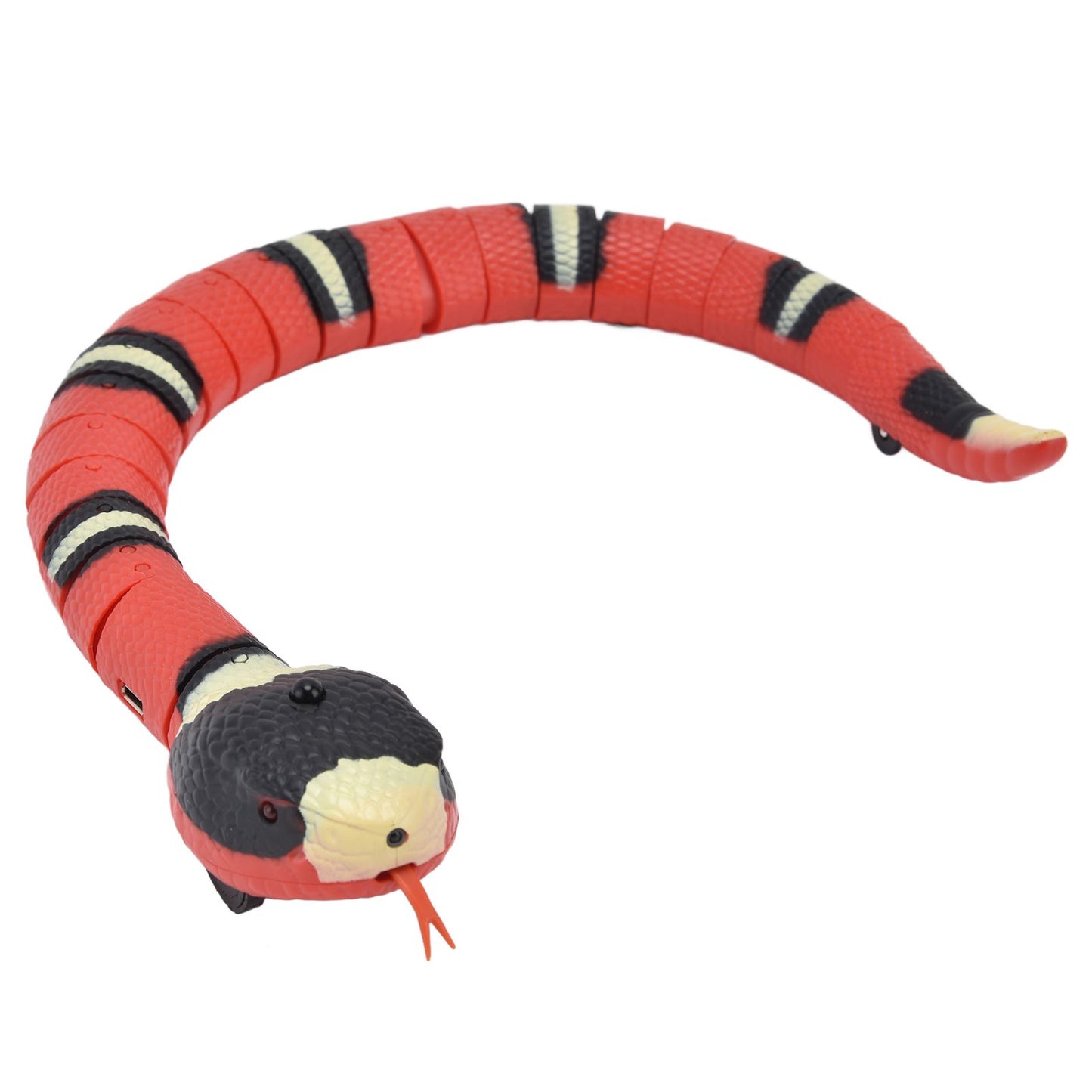 Interactive Cat Toy Smart Sensing Electronic Toy Snake Simulation Animal Model for Pet Obstacle Avoidance Training - view 5