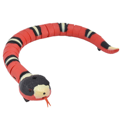 Interactive Cat Toy Smart Sensing Electronic Toy Snake Simulation Animal Model for Pet Obstacle Avoidance Training - view 5