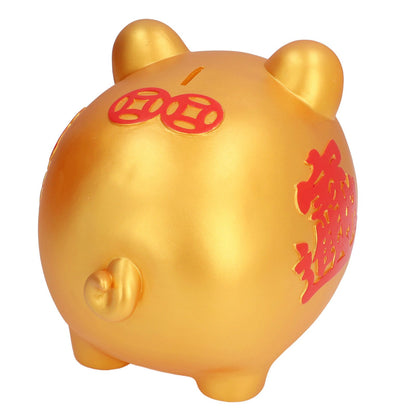 Piggy Bank Cute Cartoon Pig Shape Anti Falling Coins Saving Box for Kids Gift Home Decoration Coins StorageLarge Size(1200 Pieces Storage) - view 4
