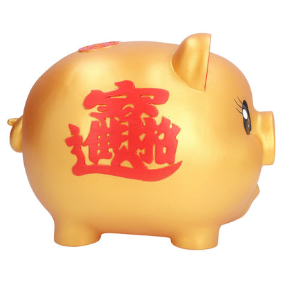 Piggy Bank Cute Cartoon Pig Shape Anti Falling Coins Saving Box for Kids Gift Home Decoration Coins StorageLarge Size(1200 Pieces Storage) - view 5