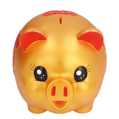 Piggy Bank Cute Cartoon Pig Shape Anti Falling Coins Saving Box for Kids Gift Home Decoration Coins StorageLarge Size(1200 Pieces Storage) - view 6