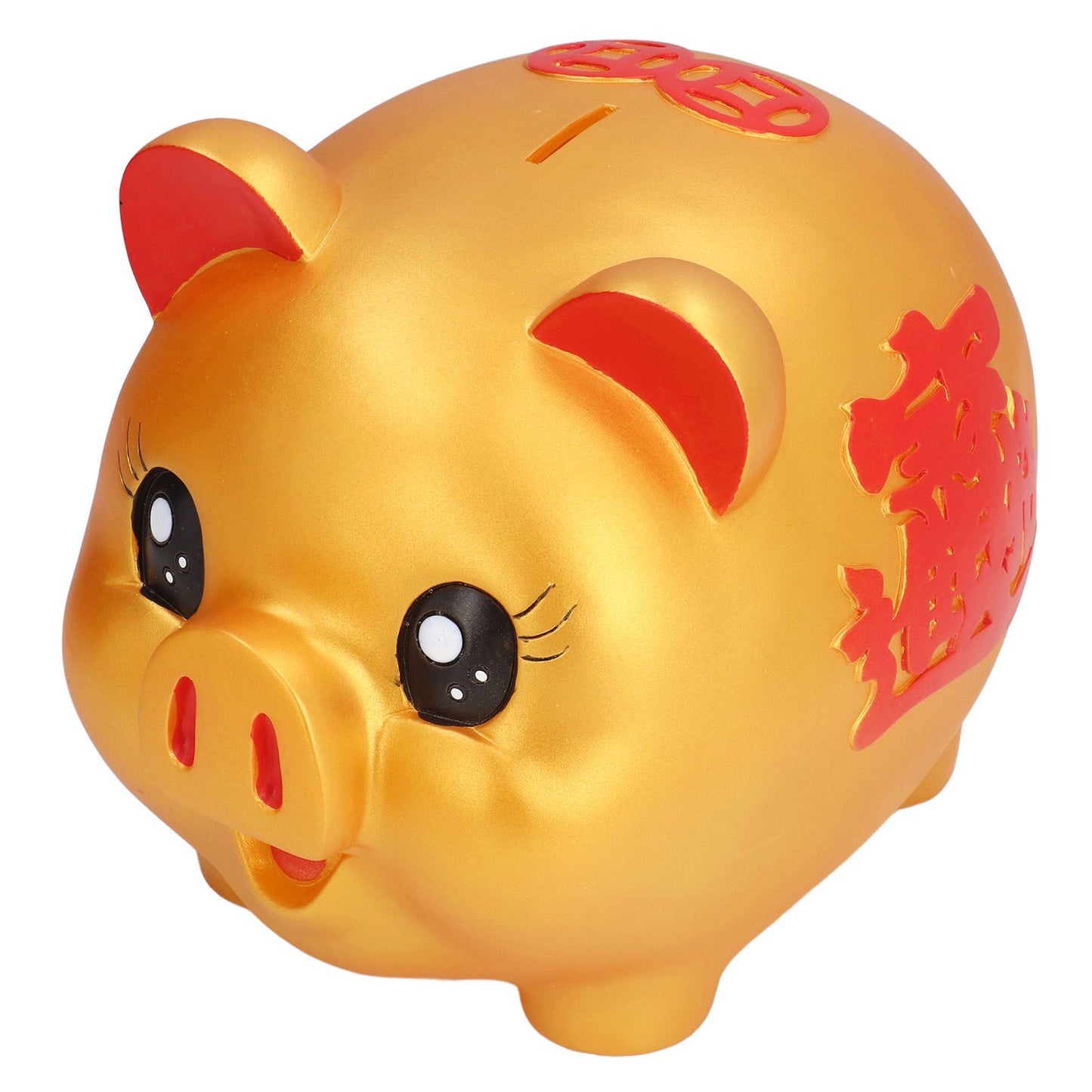 Piggy Bank Cute Cartoon Pig Shape Anti Falling Coins Saving Box for Kids Gift Home Decoration Coins StorageLarge Size(1200 Pieces Storage) - view 7