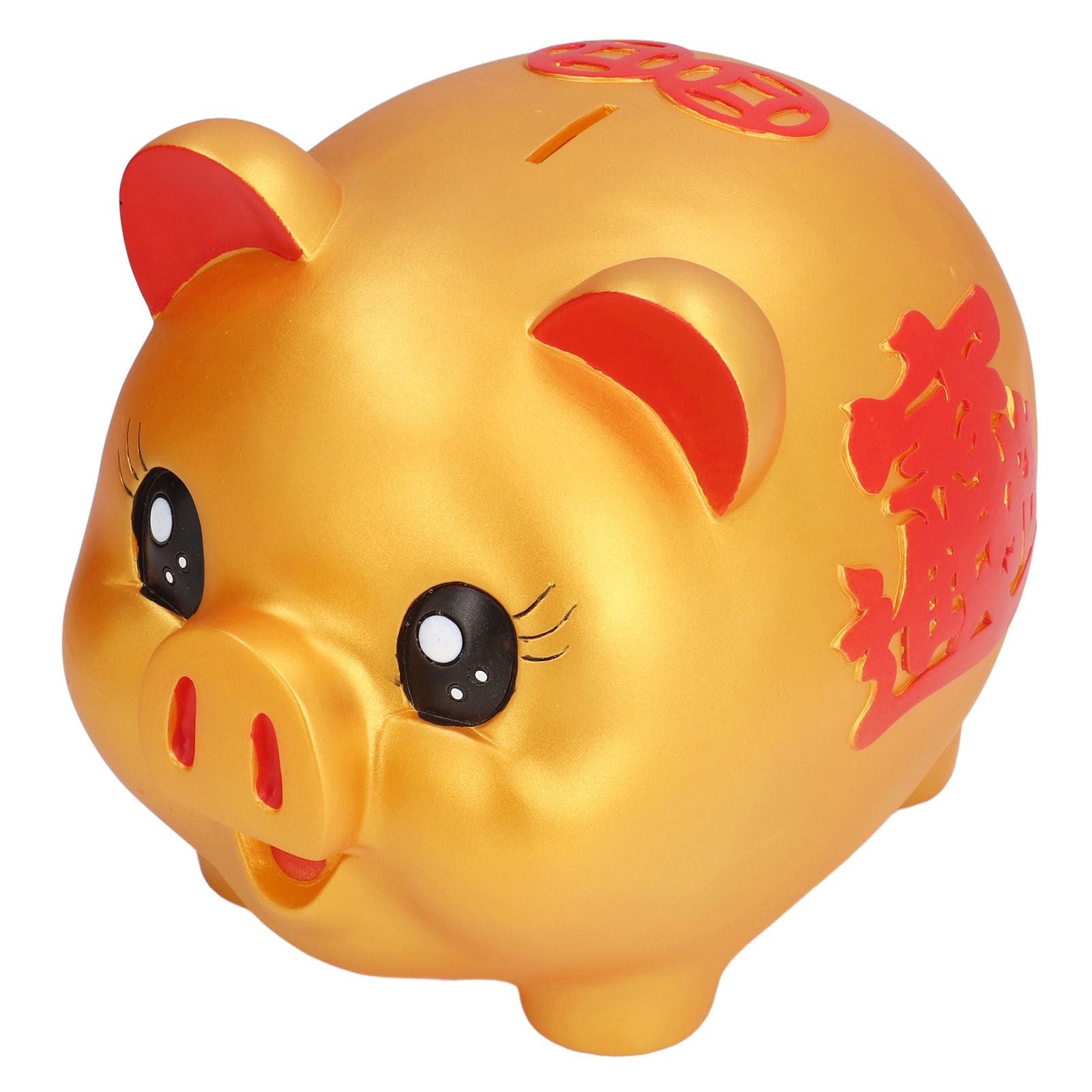 Piggy Bank Cute Cartoon Pig Shape Anti Falling Coins Saving Box for Kids Gift Home Decoration Coins StorageLarge Size(1200 Pieces Storage) - view 7