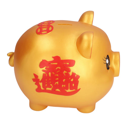 Piggy Bank Cute Cartoon Pig Shape Anti Falling Coins Saving Box for Kids Gift Home Decoration Coins StorageLarge Size(1200 Pieces Storage) - view 8