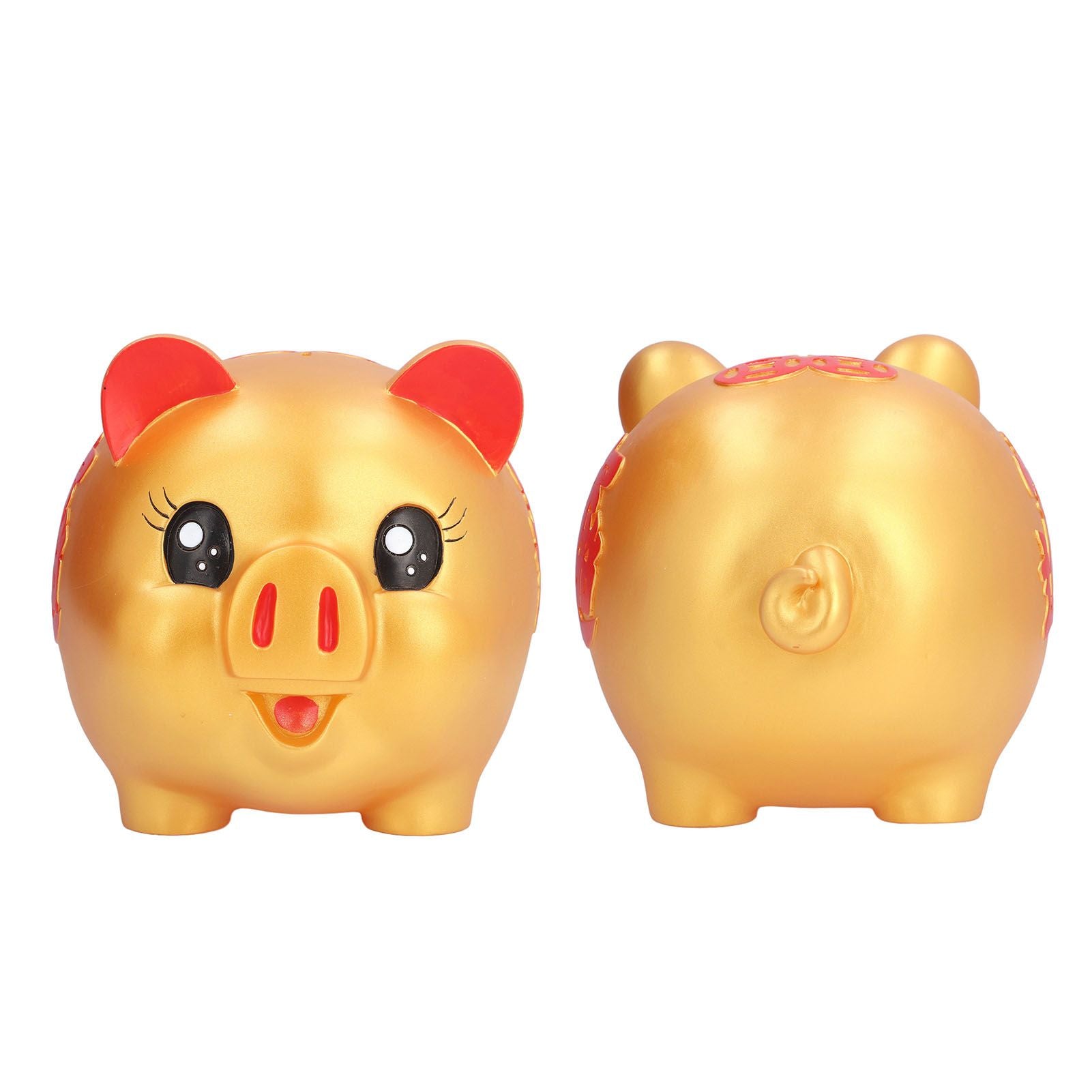 Piggy Bank Cute Cartoon Pig Shape Anti Falling Coins Saving Box for Kids Gift Home Decoration Coins StorageLarge Size(1200 Pieces Storage) - view 10