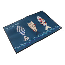 Floor Mat Prevent Slip Wearable Comfortable Cute Pattern Kitchen Pad for Living Room Bathroom Doorway Fish 40x60cm / 15.8x23.6in - view 2